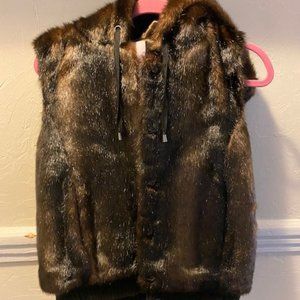 Brown Fur Vest